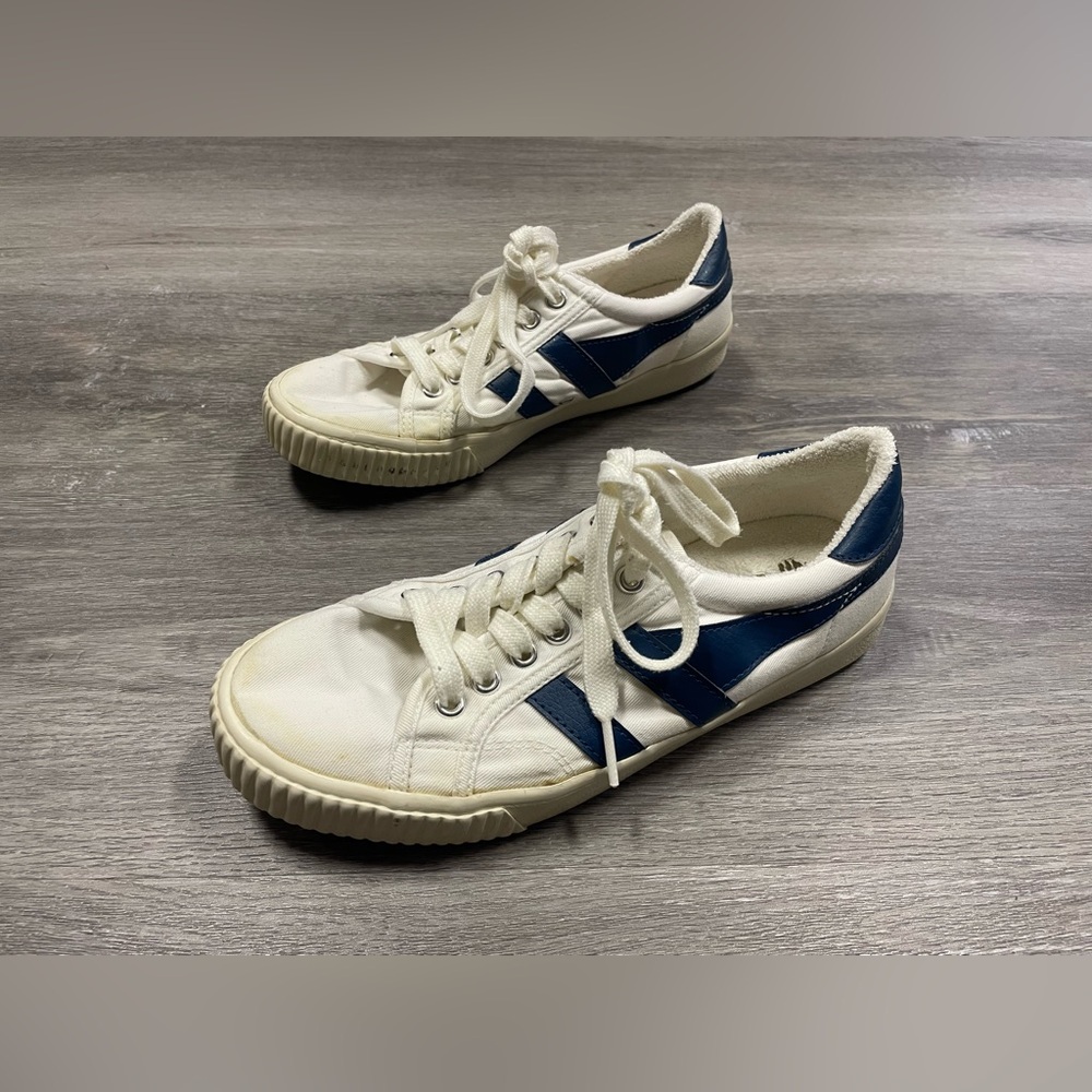 Gola Women's White and Navy Athletic Sneakers
